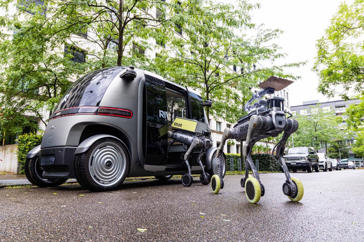 RIVR: Swiss Robot Startup Delivering Packages via Leg-Wheel AI Bots