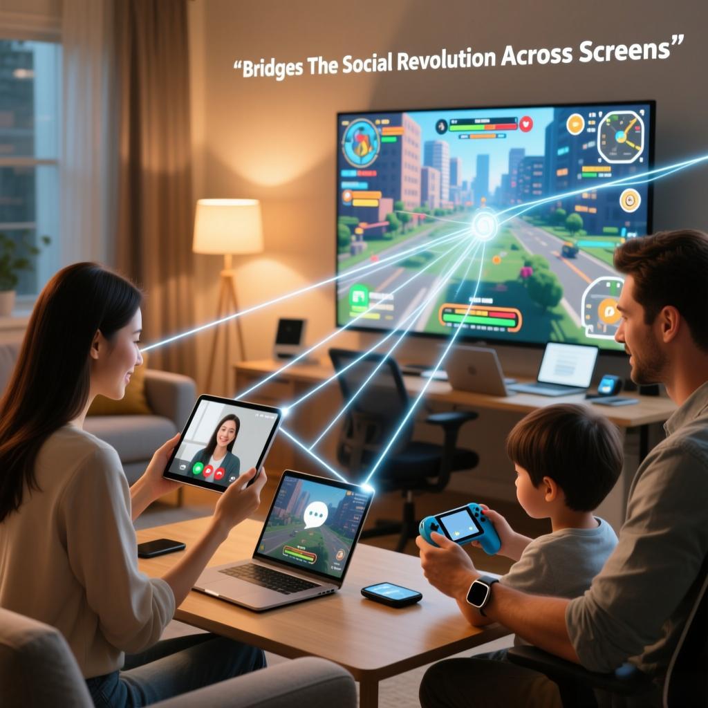 Digital Bridges: The Social Revolution Across Screens