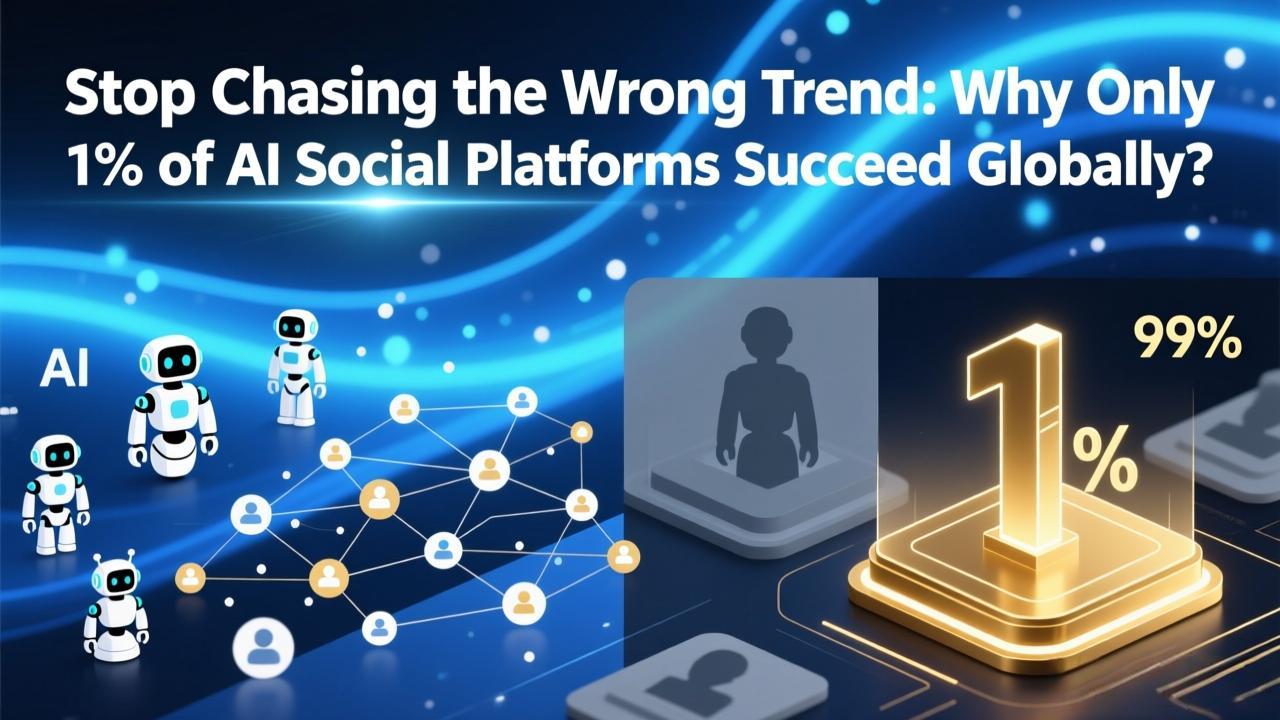 Stop Chasing the Wrong Trend: Why Only 1% of AI Social Platforms Succeed Globally